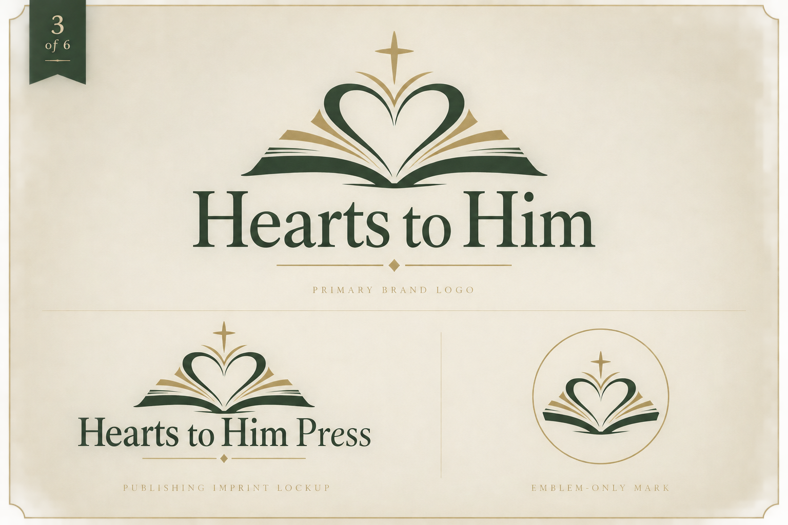 Open book logo concept